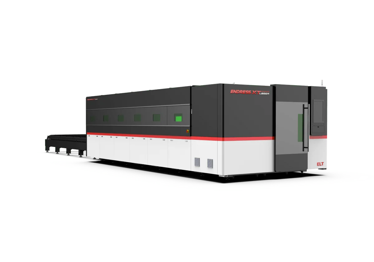 Masina laser CNC acoperita cu mese interschimbabile si viteza de schimbare 35S, putere de 1500-6000W, suprafata de lucru 2000x6000mm /ELT-G2060