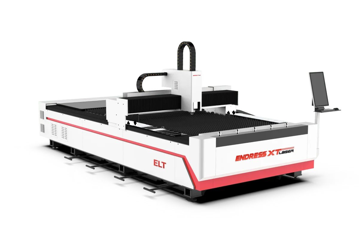Masina laser CNC profesionala de debitare taiere a tablei cu precizie de ±0.03mm si putere de 1500-4000W, suprafata de lucru 1530x3050mm / ELT-H1530